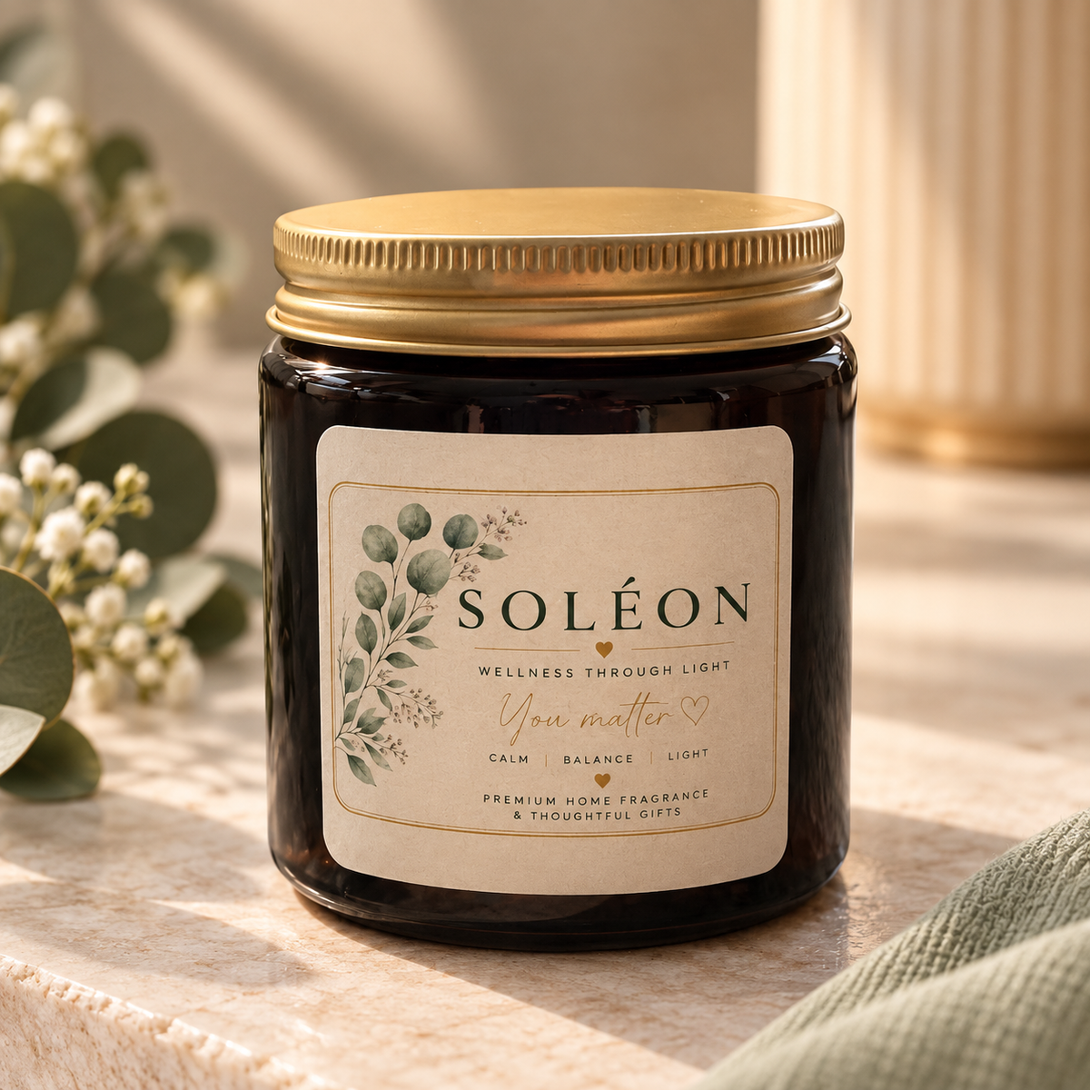 SOLÉON Winter Wishes – 120g Scented Candle