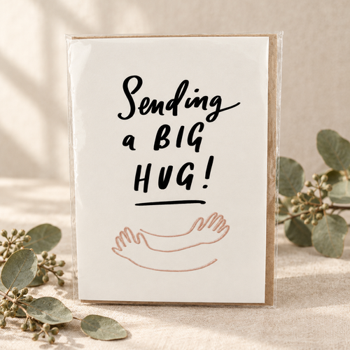 Big Hug Card For Friends – main product image