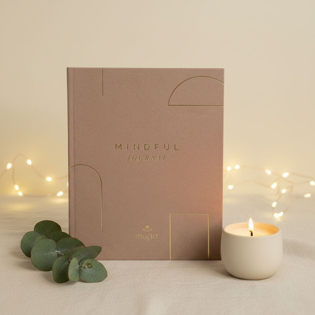Myga Mindful Journal – styled product image