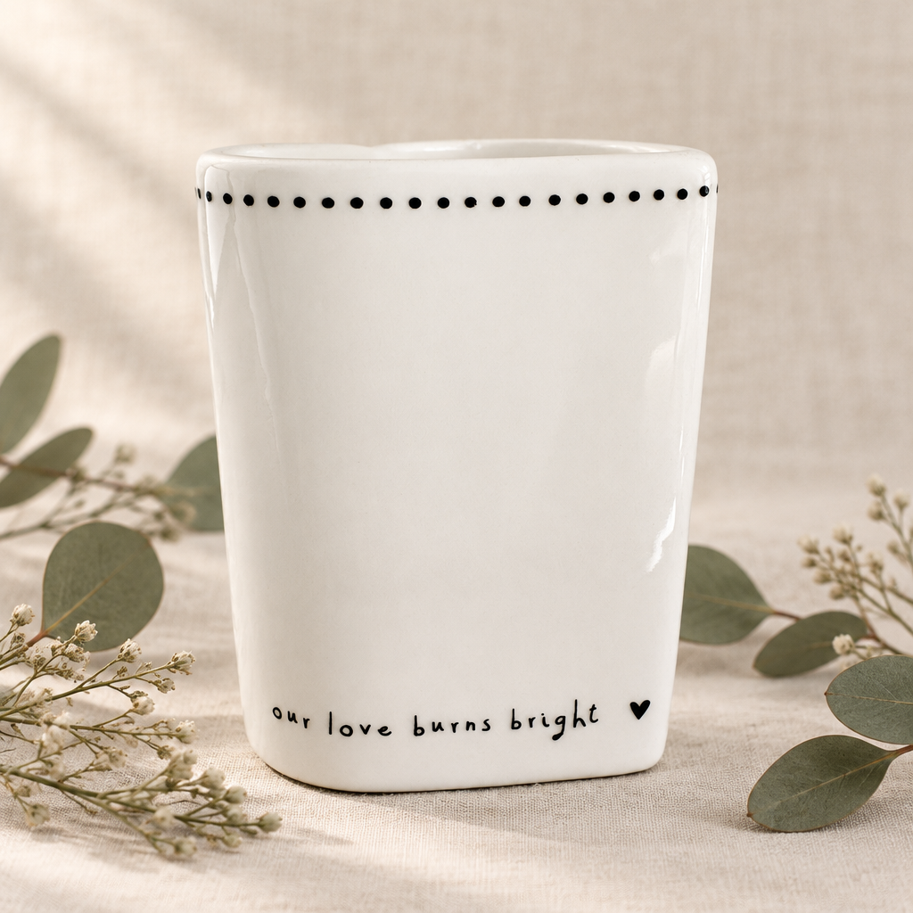 Our Love Burns Bright – front view